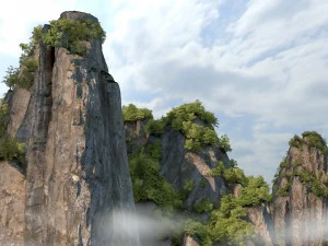 picco di montagna Modello 3D