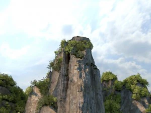 picco di montagna Modello 3D