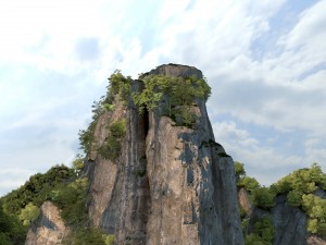 mountain peak 3D Modell