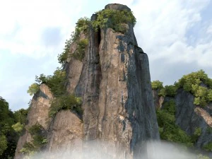 picco di montagna Modello 3D