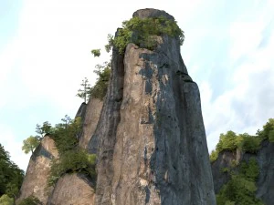 picco di montagna Modello 3D
