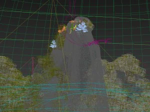 picco di montagna Modello 3D