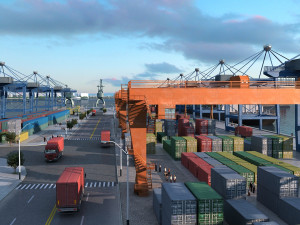 port 3D 模型