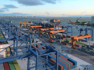 port 3D 模型