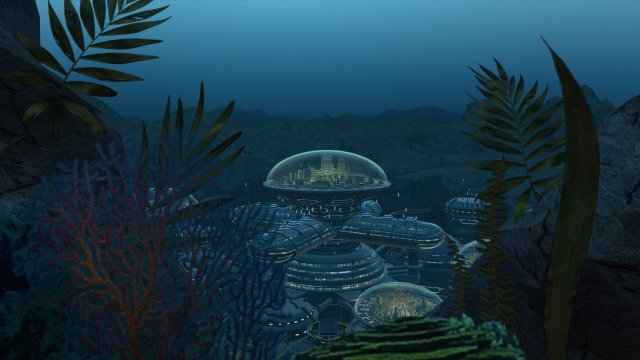 seabed city 3D 模型 .c4d .max .obj .3ds .fbx .stl .blend 