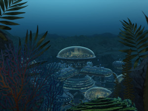 seabed city 3D 模型