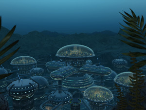 seabed city 3D 模型