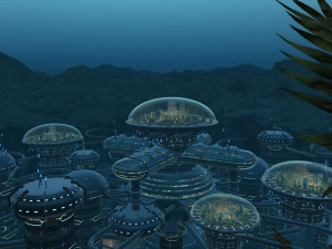 seabed city 3D 模型