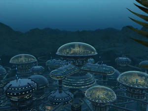 seabed city 3D Model
