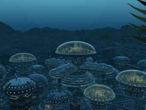 seabed city 3D 模型