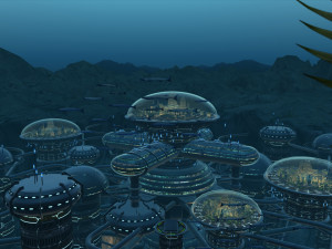 seabed city 3D 模型