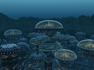 seabed city 3D 模型