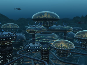 seabed city 3D 模型