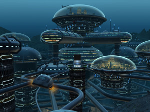 seabed city 3D 模型
