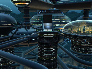 seabed city 3D Model