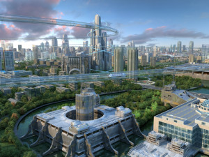 future city 01 3D 模型