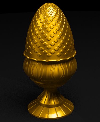 golden crown Modelo de Impressão 3D .c4d .max .obj .3ds .fbx .stl .blend 
