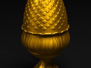 golden crown 3D Baskı Modeli