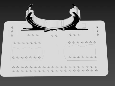 Katara towers s 3D Print Model