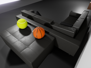 living room furniture set 3D Model