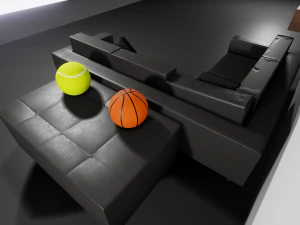 living room furniture set 3D Model