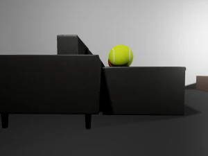 living room furniture set 3D Model