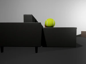living room furniture set 3D Model