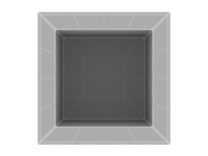 Flowerpot Largo 1 vakant 3Dモデル
