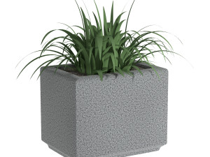 Flowerpot Largo 3 vakant 3D-Modell