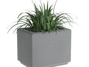 Pot de fleurs Largo 3 vakant Modèle 3D