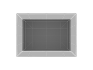 Flowerpot Largo 3 vakant 3D-Modell