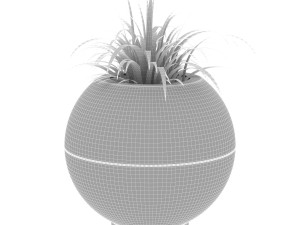 Flowerpot Shar 2 Model 3D