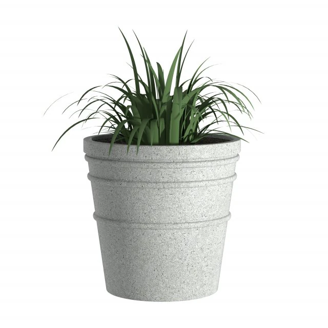 Flowerpot Teana 3D Model .c4d .max .obj .3ds .fbx .stl .blend 