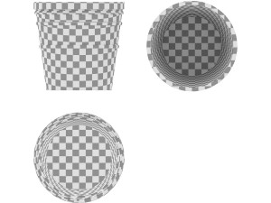 Flowerpot Teana 3D Model