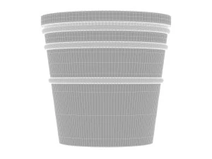 Flowerpot Teana 3D Model