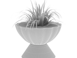 Flowerpot Enna 3D Model