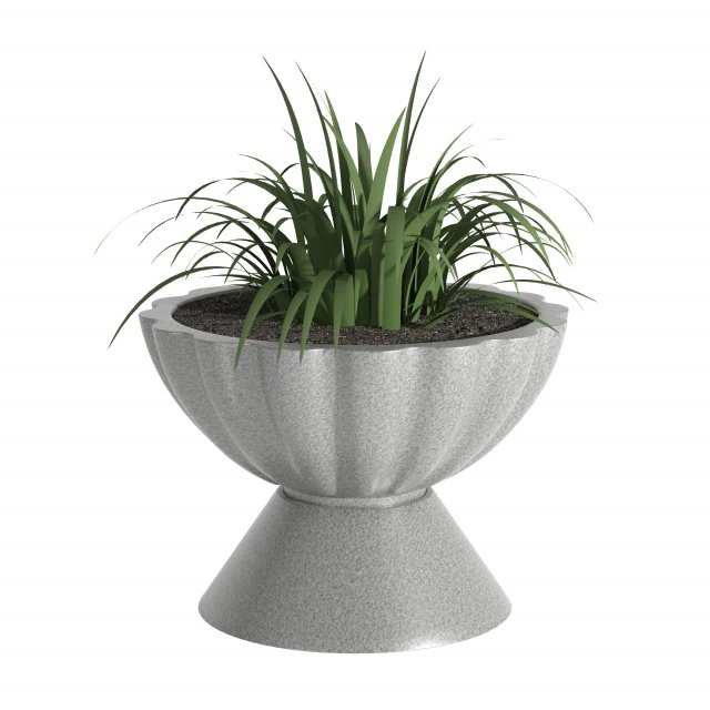 Flowerpot Enna 3D Model .c4d .max .obj .3ds .fbx .stl .blend