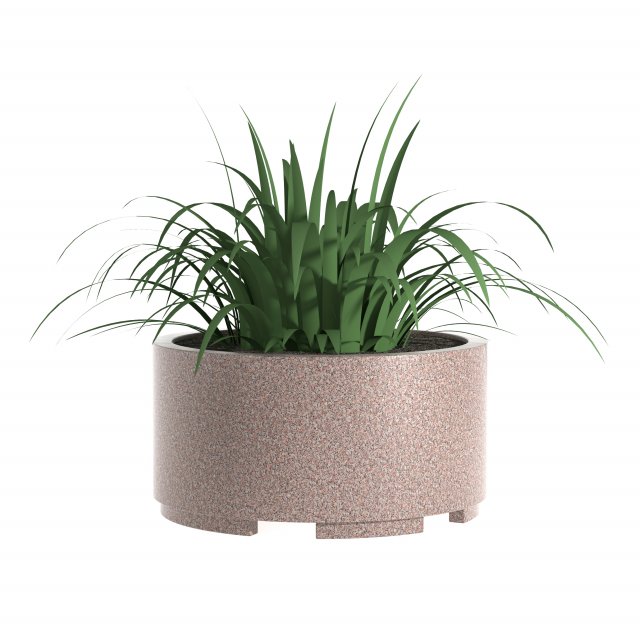 Flowerpots Byzantium 1 and Byzantium 2 3D Model .c4d .max .obj .3ds .fbx .stl .blend 