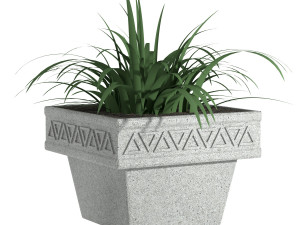 Flowerpot Tetrahedron 3Dモデル