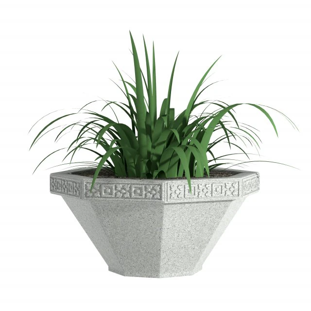 Flowerpot K3 3D Model .c4d .max .obj .3ds .fbx .stl .blend 
