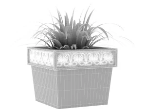 Pot de fleurs K2 Modèle 3D