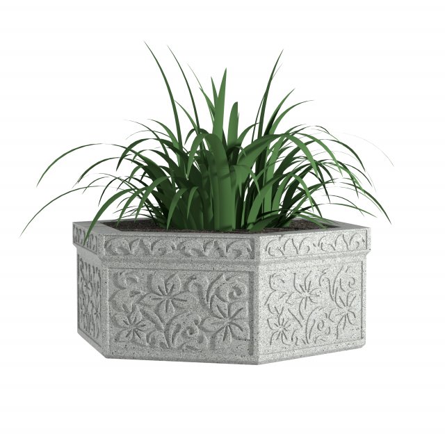 Flowerpot K4 3Dモデル .c4d .max .obj .3ds .fbx .stl .blend 