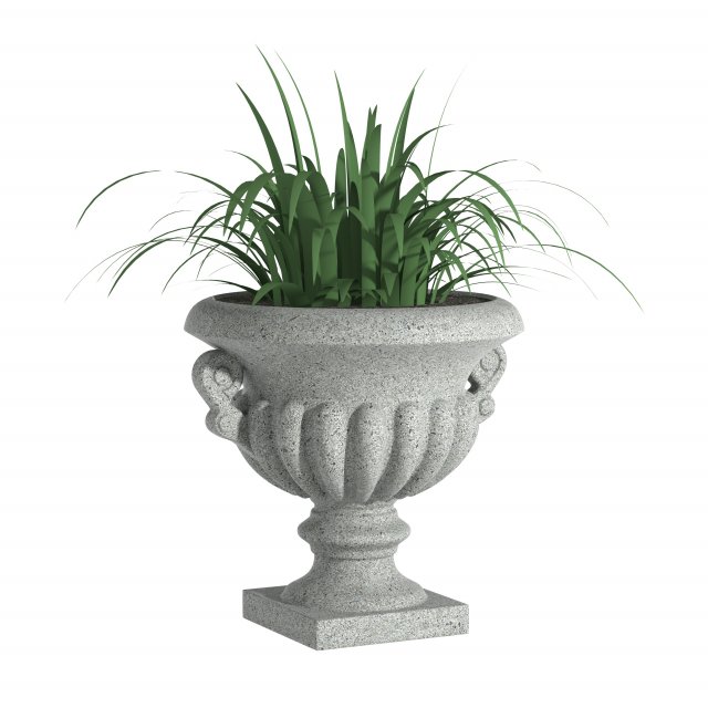 Flowerpot B16 3D 모델 .c4d .max .obj .3ds .fbx .stl .blend