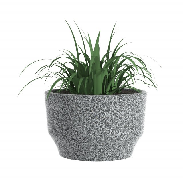 Flowerpot Vega Model 3D .c4d .max .obj .3ds .fbx .stl .blend 