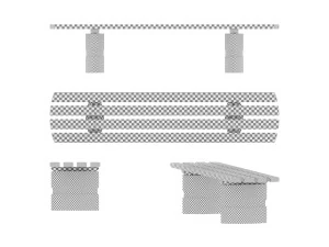 Banc SB-1 Modèle 3D