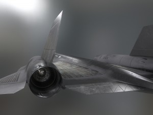 sr-71 pbr low-poly model 3D Model