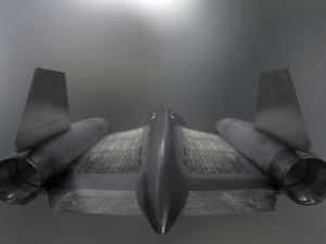 sr-71 pbr low-poly model 3D Model