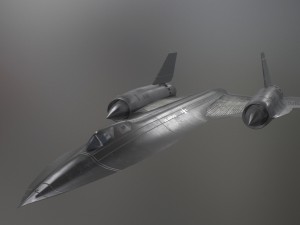 sr-71 pbr low-poly model 3D Model