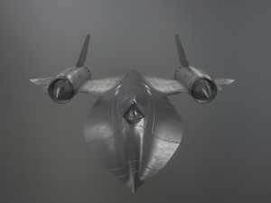 sr-71 pbr low-poly model 3D Model