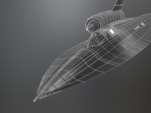 sr-71 pbr low-poly model 3D Model